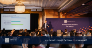 Kevin Rosenbaum at the Investment Leaders Exchange in London, UK.