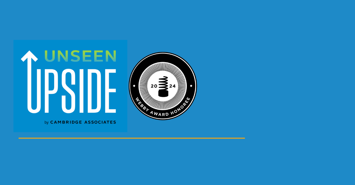 Unseen Upside Podcast Named 2024 Webby Award Honoree